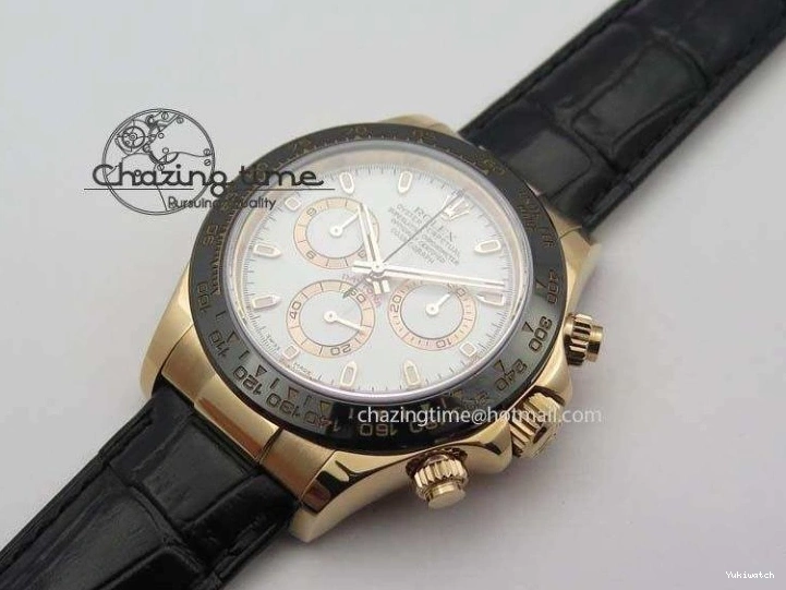 Black 116515 Edition Noob Strap On Best 1:1 Dial Leather A7750 White Daytona 0323